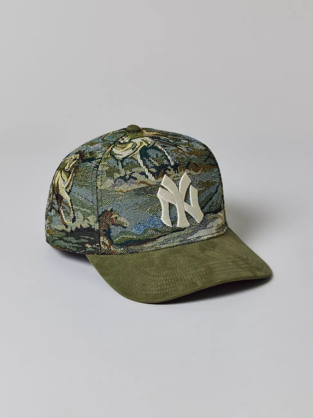 NWT American Needle Olive Camo NY Logo Hat
